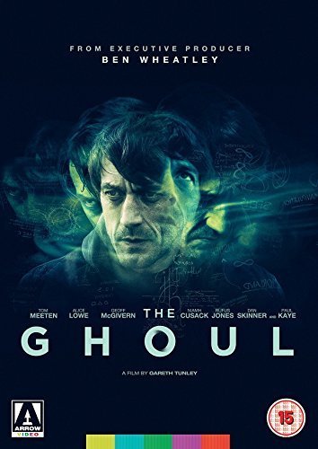 DVD cover for "The Ghoul" with a man's face and eerie green glow.