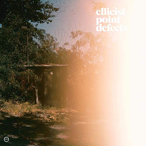 Album cover featuring a small, overgrown shack with trees and orange sunlight.