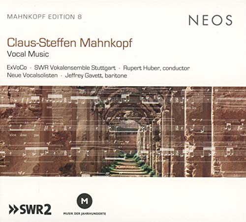 "CD cover with white background, brown-toned image of stairs and musical notes."