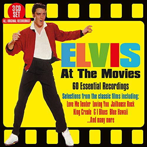 Elvis Presley album cover for "Elvis At The Movies," a 3CD set.