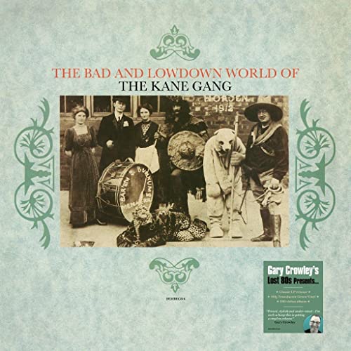 Album cover for "The Kane Gang" featuring a vintage photo and floral design.