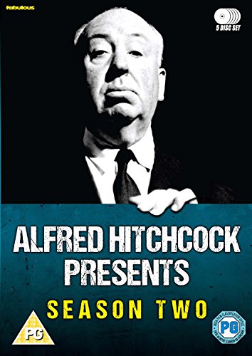 Alfred Hitchcock Presents Season 2 DVD cover with a portrait of Hitchcock.