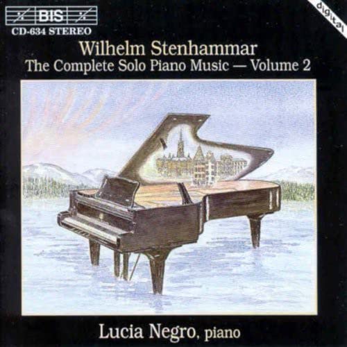 CD cover: open piano with a castle scene reflected in its lid.
