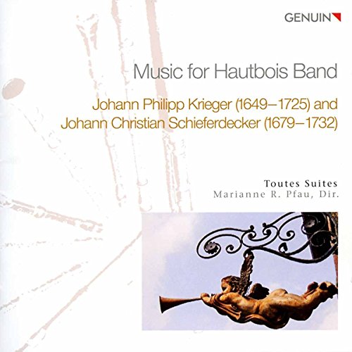 CD cover with a cherub playing a horn, featuring classical music information.