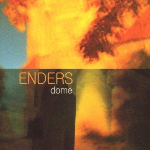 "Album cover with 'ENDERS dome' text, divided into four abstract, colored panels."