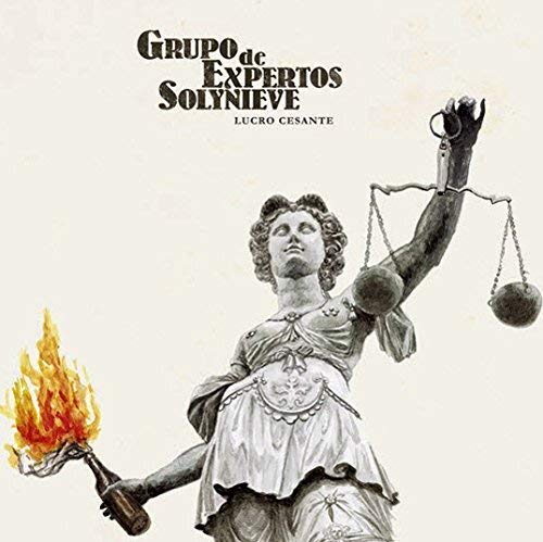 Vinyl album cover: statue with scales, flame, and text “Grupo de Expertos Solynieve”.