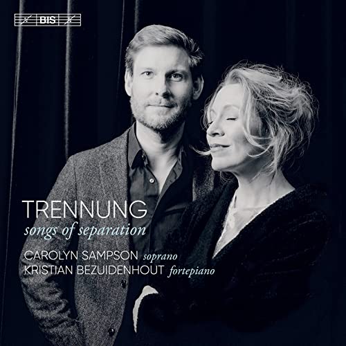 CD cover featuring portraits of a man and woman, with text "Trennung".