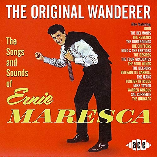 CD cover for “The Original Wanderer” featuring Ernie Maresca in a suit.