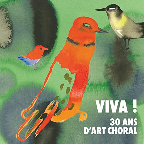 Album cover with watercolor-style illustrations of two birds and text.