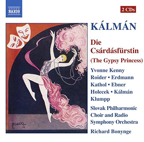 CD cover for “Die Csárdásfürstin” featuring a dancer in blue.