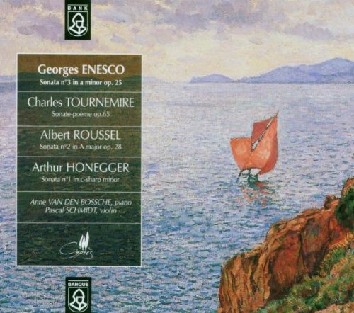 "CD cover featuring a sailboat on a serene body of water with a green text box."