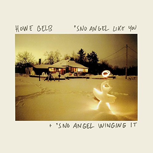 Album cover for Howe Gelb’s “Sno Angel Like You” with snowy landscape.