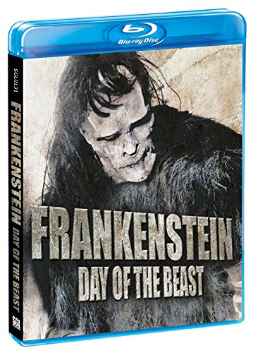 Frankenstein: Day Of The Beast" Blu-ray case featuring a close-up of the monster.