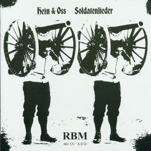 Compact disc titled "Hein & Oss - Soldatenlieder" in a case with accompanying booklet.