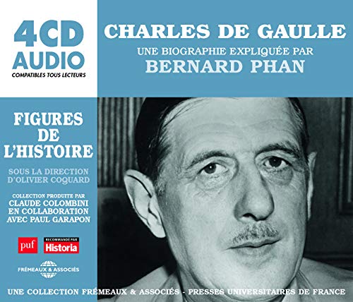 Four CD audio pack featuring a portrait of Charles de Gaulle.