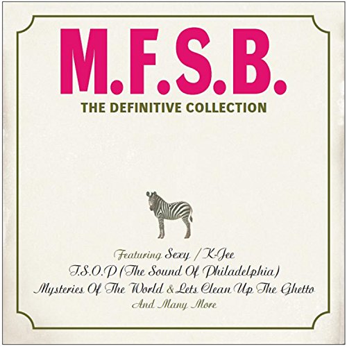 CD cover for M.F.S.B. The Definitive Collection featuring a small zebra illustration.