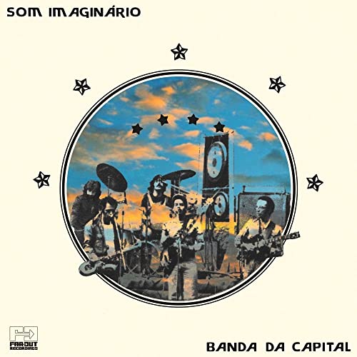Album cover for “Som Imaginário - Banda Da Capital” featuring a band photo.