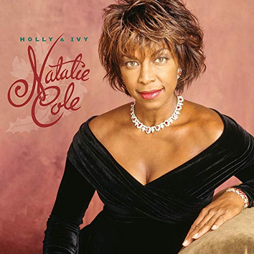 Natalie Cole portrait for the "Holly & Ivy" vinyl album cover.