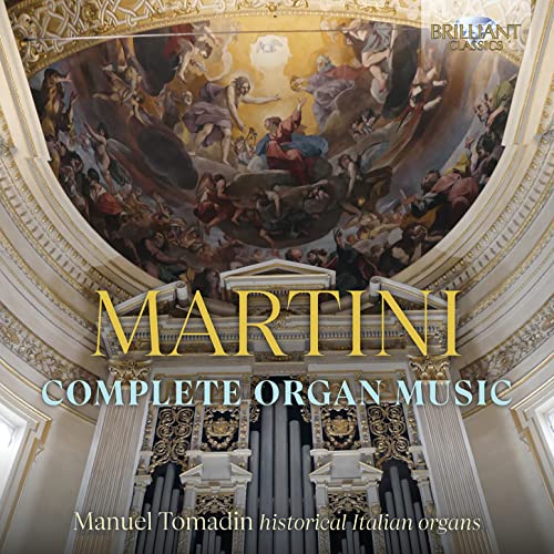 CD cover: Baroque ceiling fresco above an ornate organ.