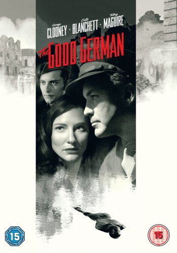 DVD cover for "The Good German" featuring Clooney, Blanchett, and Maguire.
