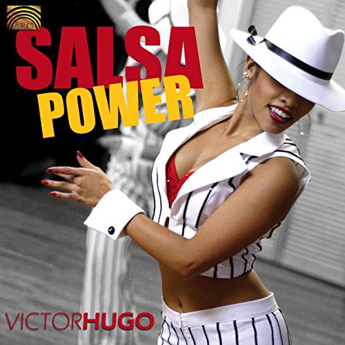 CD cover for "Salsa Power" by Victor Hugo, featuring a dancer.