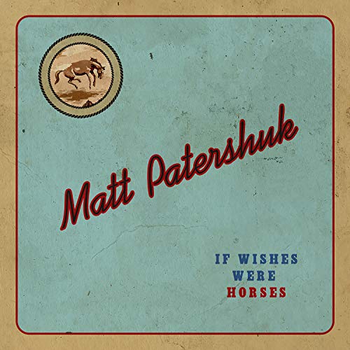 Album cover with a horse logo, artist name, and title on a textured background.