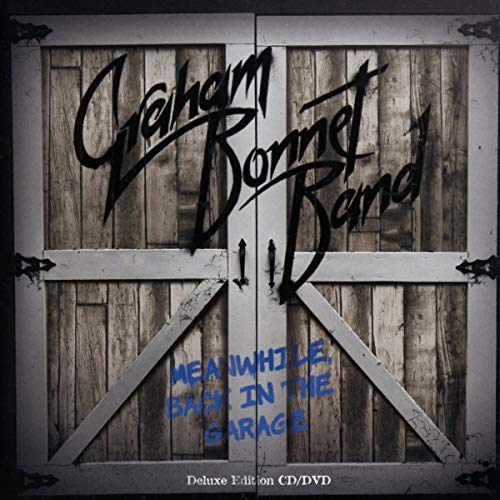 CD cover for Graham Bonnet Band’s “Meanwhile, Back In The Garage” album.