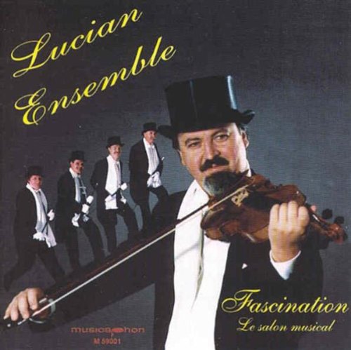 CD cover with a man playing violin and four men in the background.