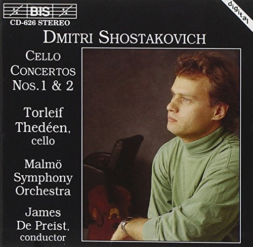 CD cover with a man holding a cello, black background, white text.