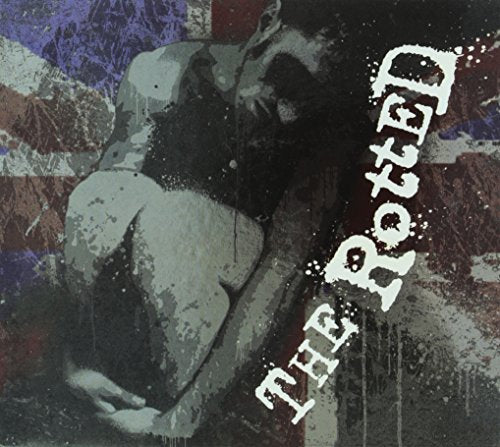Album cover with distressed Union Jack background and black-and-white man.