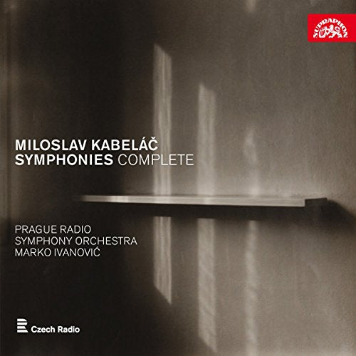 CD cover with a shelf and light reflections, featuring white text and a red logo.