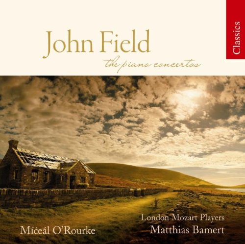 "CD cover featuring a serene landscape with a stone house and cloudy sky."