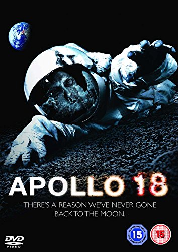 Apollo 18 DVD cover featuring an astronaut on a lunar surface.