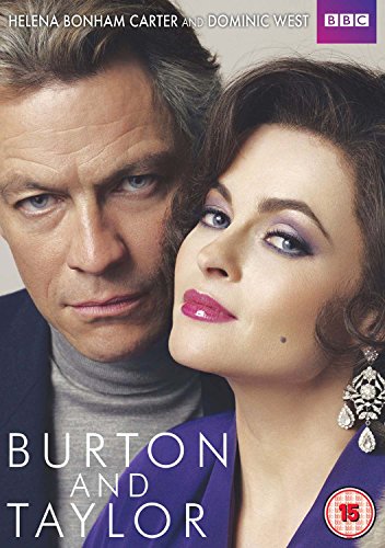 Helena Bonham Carter and Dominic West on the "Burton and Taylor" DVD cover.