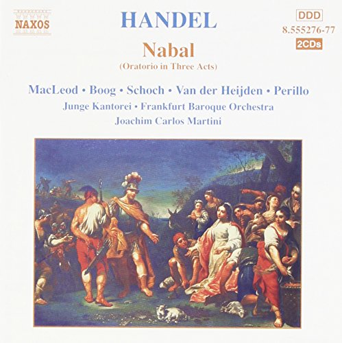 "CD cover featuring a painting of biblical figures in ancient attire, white background."