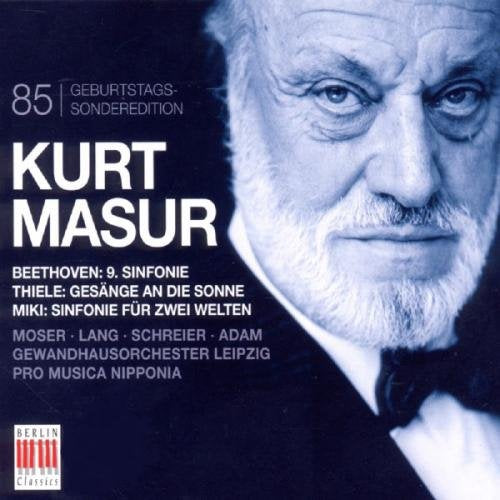 CD cover featuring Kurt Masur with white text on a dark background.