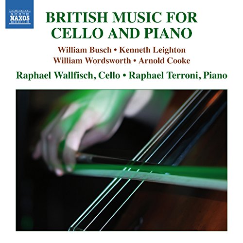 "CD cover with a close-up image of a hand playing a cello."