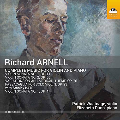 CD cover featuring a portrait of Richard Arnell with white text overlay.