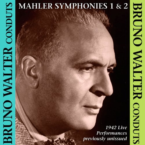 CD cover: portrait of Bruno Walter, conductor of Mahler symphonies.