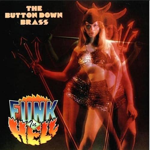 Vinyl album cover featuring a woman with devil horns and a trident.