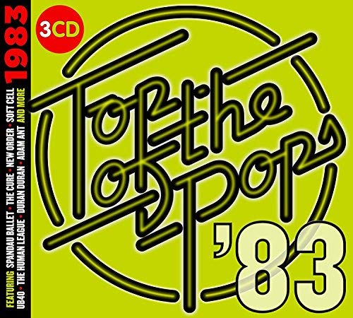 Bright green “Top Of The Pops 1983” 3CD cover with bold text and shapes.
