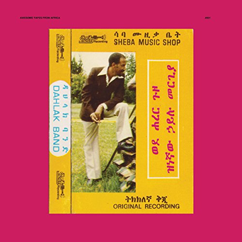 Album cover featuring Hailu Mergia playing an accordion in a field.