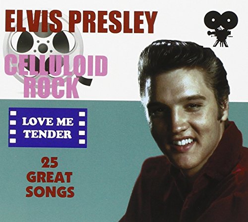 Elvis Presley CD cover featuring a young Elvis and film reel graphic.