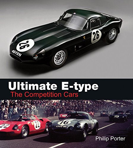 "Book cover featuring a green vintage race car and racing scene with crowd."