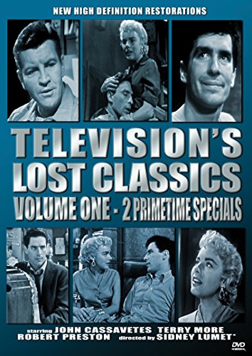 DVD cover featuring black and white stills from vintage television dramas.