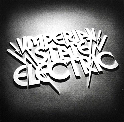 Black and white album cover with stylized, three-dimensional band name.