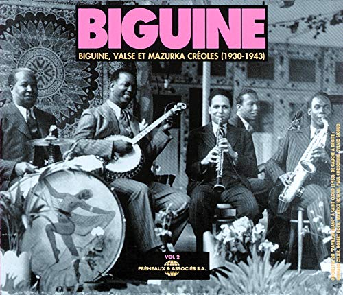 CD cover: vintage black and white photo of a Creole band playing music.