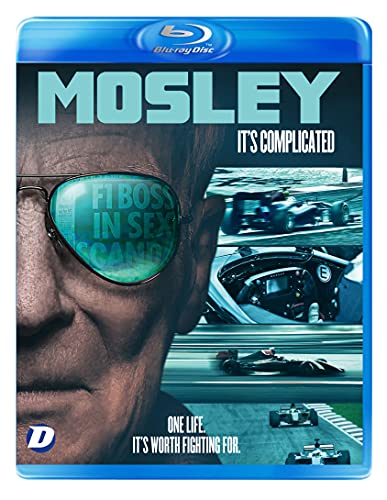 Blu-ray cover for “Mosley: It’s Complicated” featuring a man in glasses.
