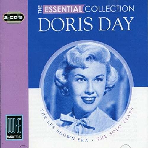 CD cover for Doris Day’s “The Essential Collection” featuring her portrait.
