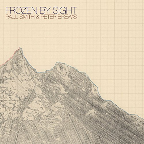 Album cover with a sketch of a mountain on graph paper background.